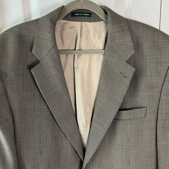 Ralph Lauren Wool Men's Blazer Sport Coat Casual Jacket Size 45L 2 Button‎ Brown - Picture 5 of 11